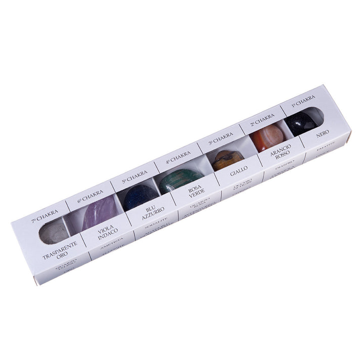 confezione grande sette pietre chakra