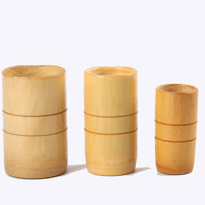 set coppettazione in bambù 3 pezzi