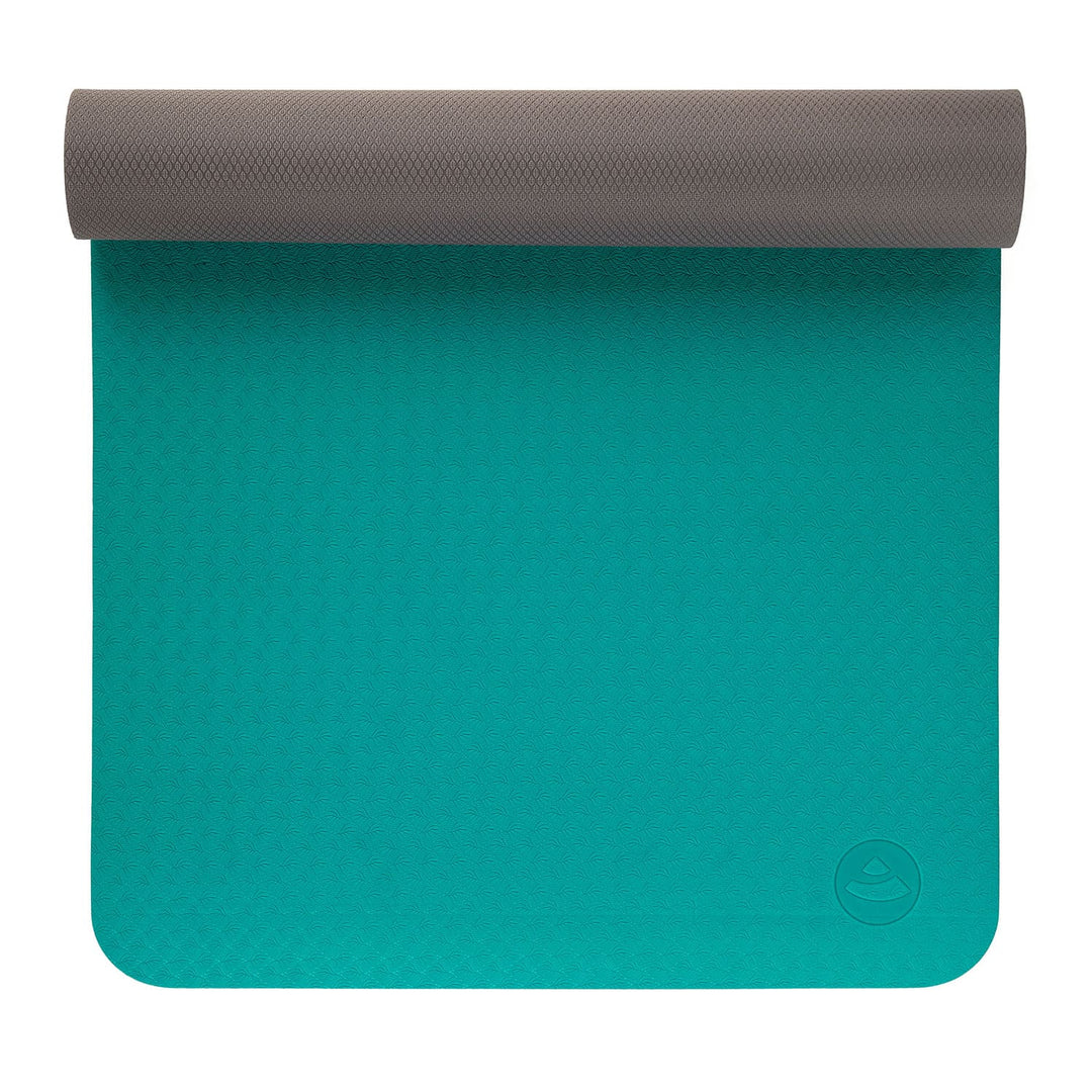 Tappetino yoga pilates TPE 'Flow' 5mm color smeraldo