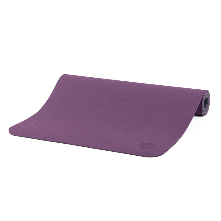 Tappetino yoga pilates TPE 'Flow' 5mm viola smiaperto