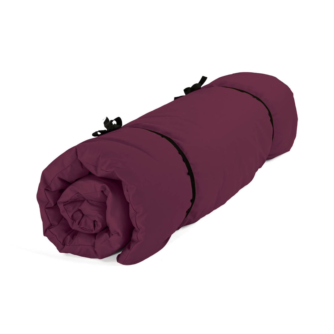 futon 5 strati di falde di cotone arrotolato, color melnzana