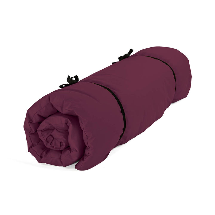 futon 5 strati di falde di cotone arrotolato, color melnzana