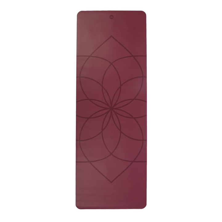 tappetino yoga da viaggio stampa fiore berry