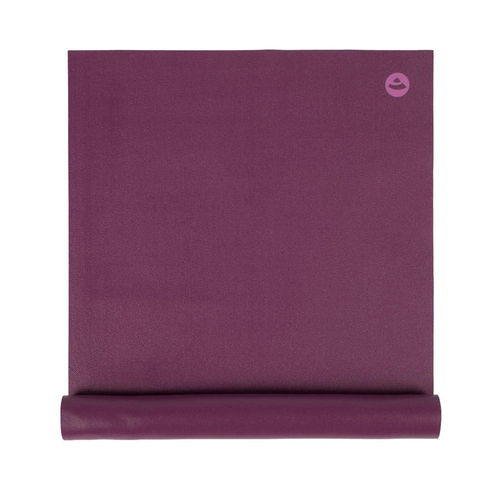 tappetino yoga da viaggio disteso color berry