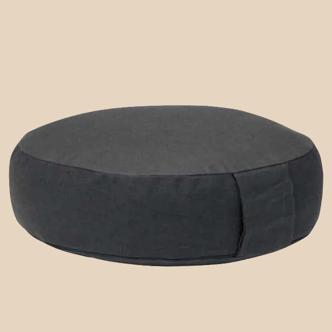 Cuscino meditazione basso cilindrico rondoflat grigio