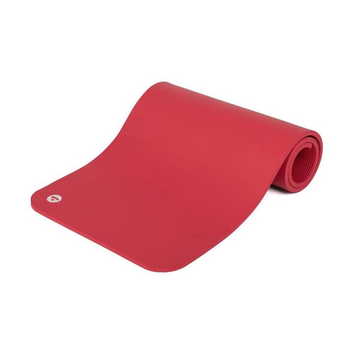 Pilates-fitness tappetino spessore 1,5cm lampone ripiegato