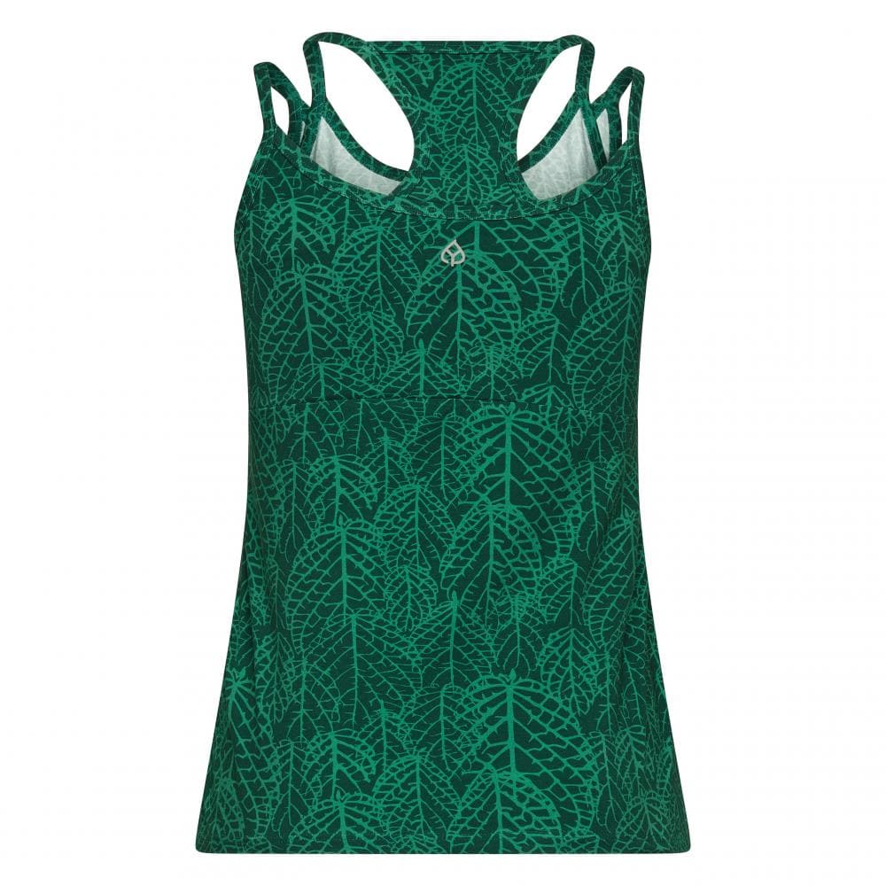 racerback top yoga verde dietro