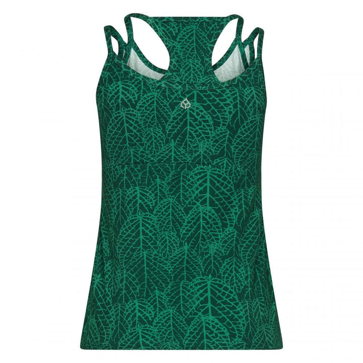racerback top yoga verde dietro