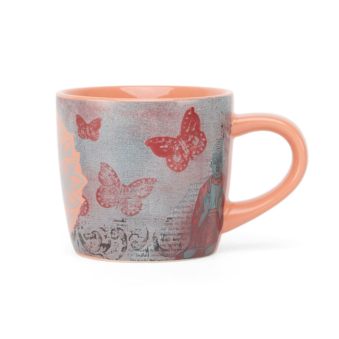 YOGIMUG TAZZA DISEGNI YOGICI LOTO E FARFALLE