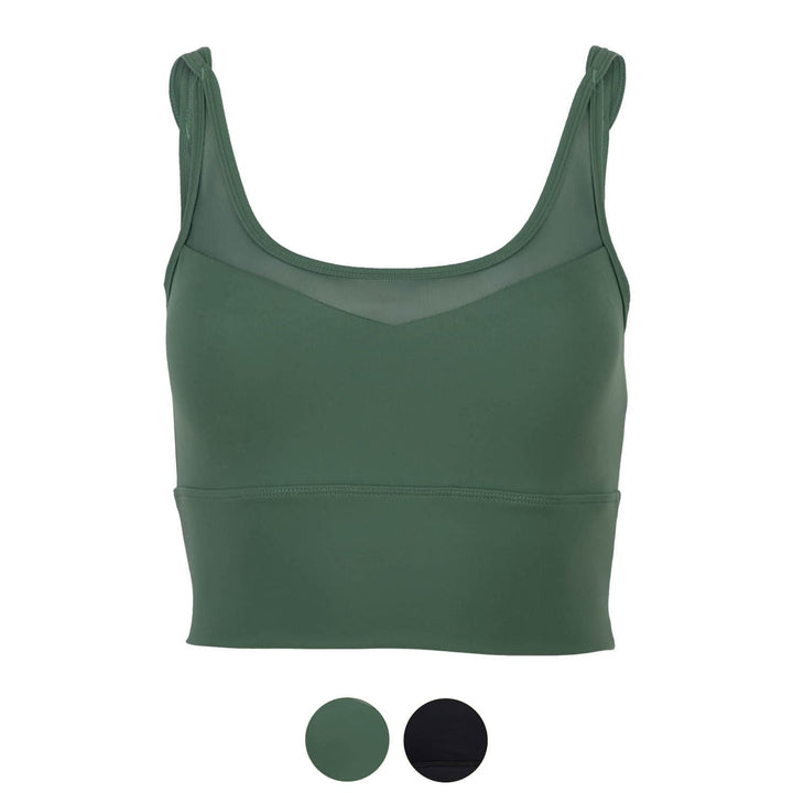 reggiseno sportivo traspirante niyama verdesalvia
