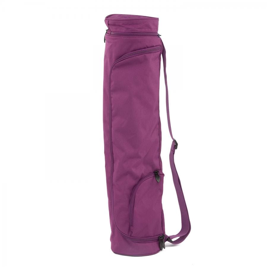 Borsa portatappetino yoga ASANA impermeabile, ampia apertura , color melanzana
