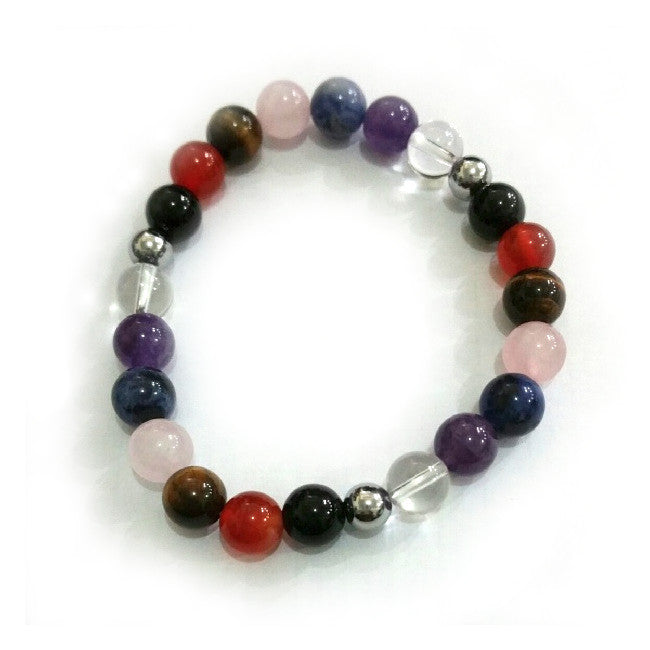 bracciale con sette pietre chakra
