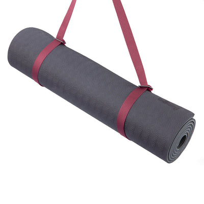 cintura per trasportare tappetino yoga STRAP color bordò