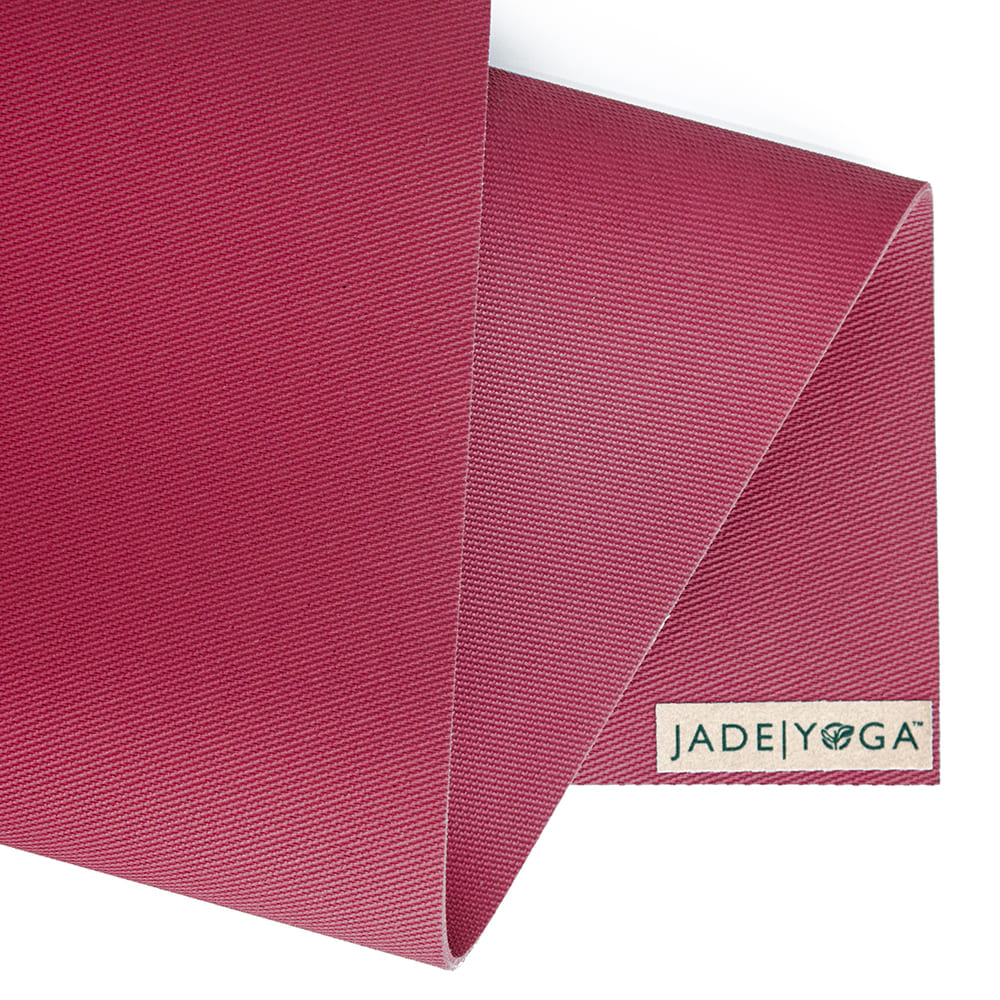 tappetino da yoga gomma naturale color lampone 5mm jade harmony