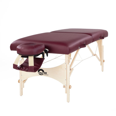 lettino massaggio pieghevole top quality TheOne Oakworks color rubino