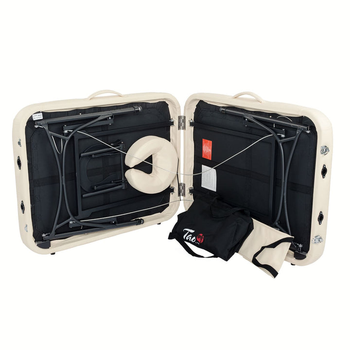 lettino Voyager tutti accessori dentro lettino pieghevole
