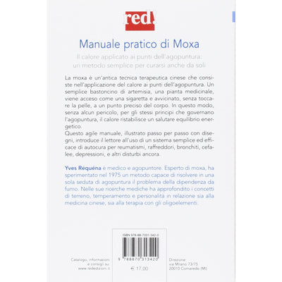 Libro Manuale pratico di moxa per praticare anche da soli di Yves Requena retro copertina