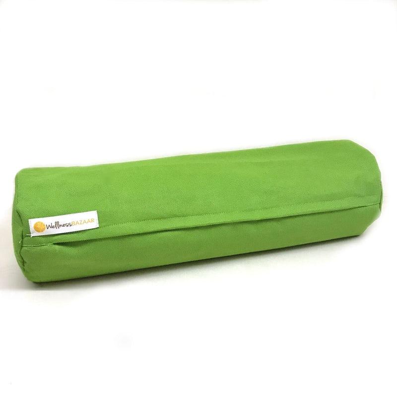 Mini bolster cuscinetto cilindrico sfoderabile verde 