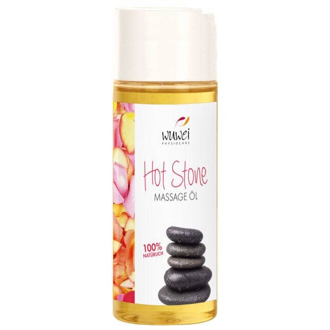 olio per massaggio con hot stones puro e naturale