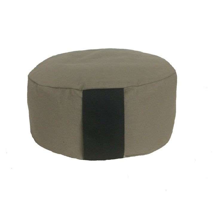 cuscino meditazione rondo  fango manico nero