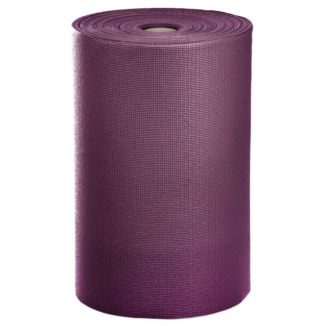 Rotoli da 30mt. di tappetini yoga ASANA da 4mm. spessore, larghi cm60, melanzana