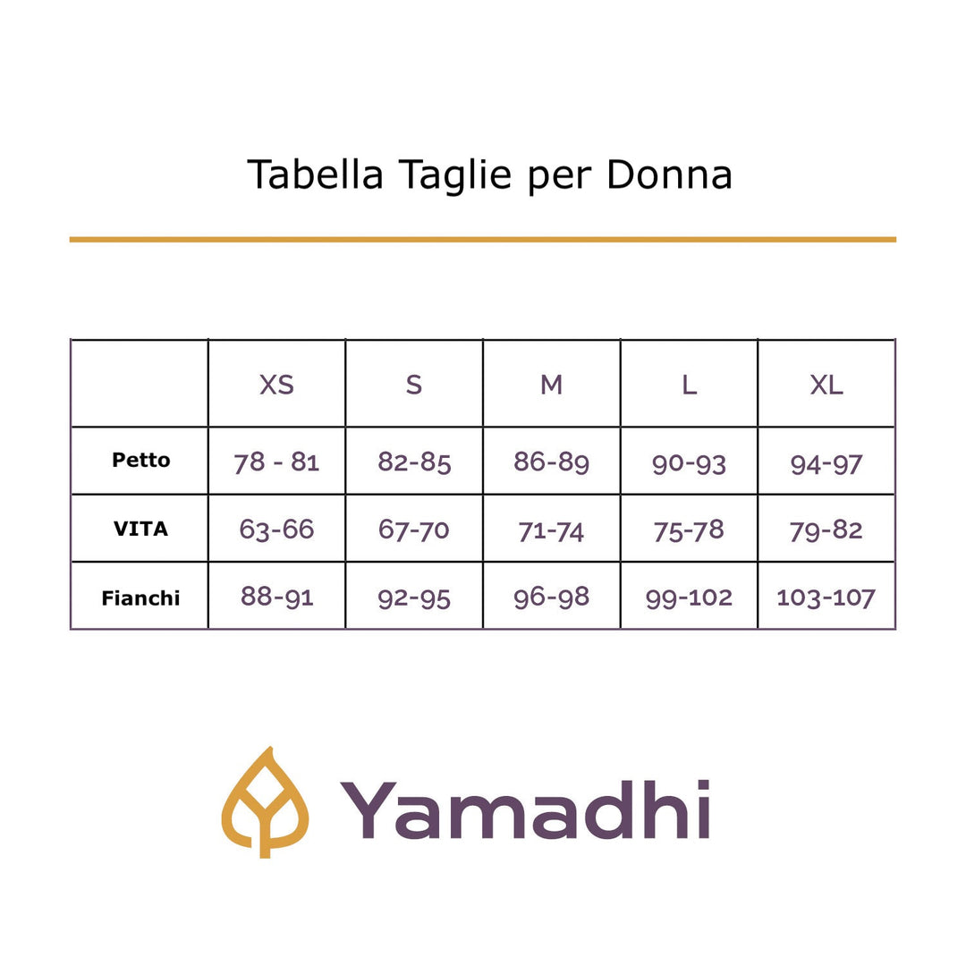sviluppo taglie modelli top e bottom Yamadhi