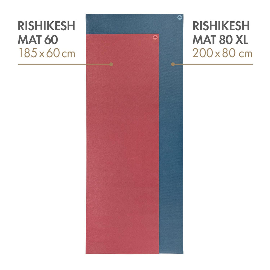 Tappetini yoga rishikesh spessore mm4,5 antiscivolo hatha yoga, vinyasa, e altri stili. Ottim materassino yoga per scuole, varie misure