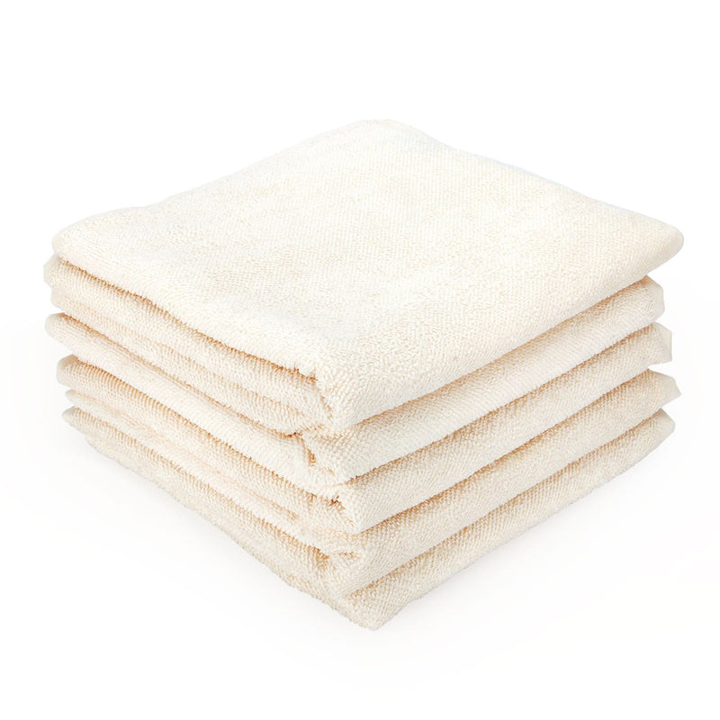 Asciugamano in cotone color ecru per trattamenti estetici e massaggi 75x200