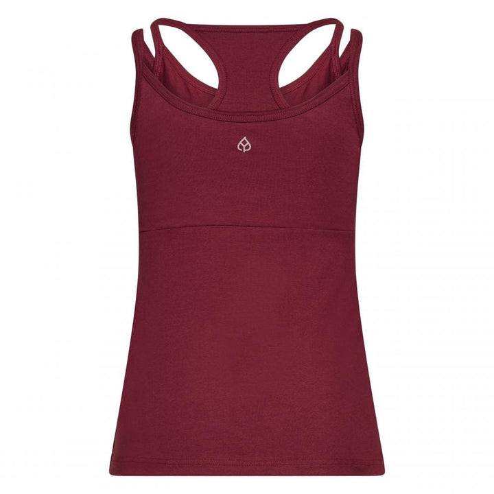 Top yoga con spalle a vogatore reggiseno integrato, 