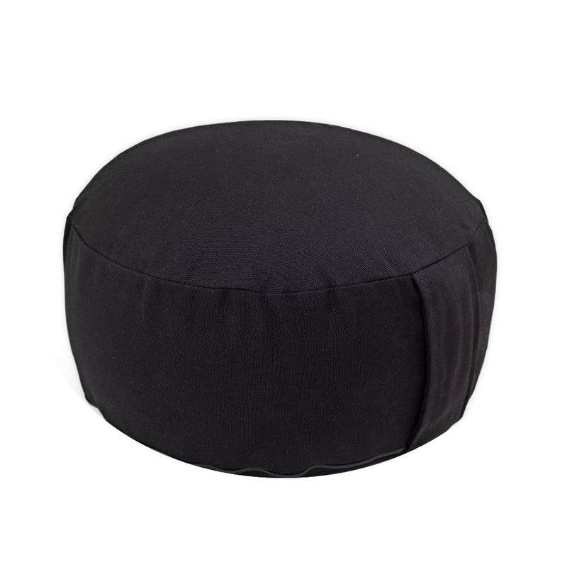 Cuscino da meditazione cilindrico Rondo color nero