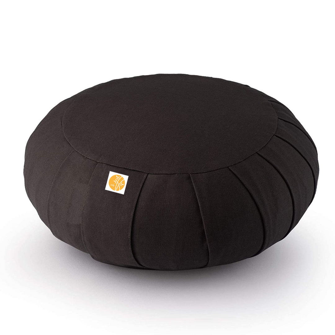 cuscino meditazione zafu sfoderabile nero