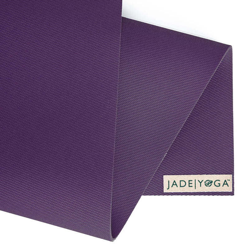 Tappetino yoga Jade Harmony 5 mm gomma naturale  viola superficie