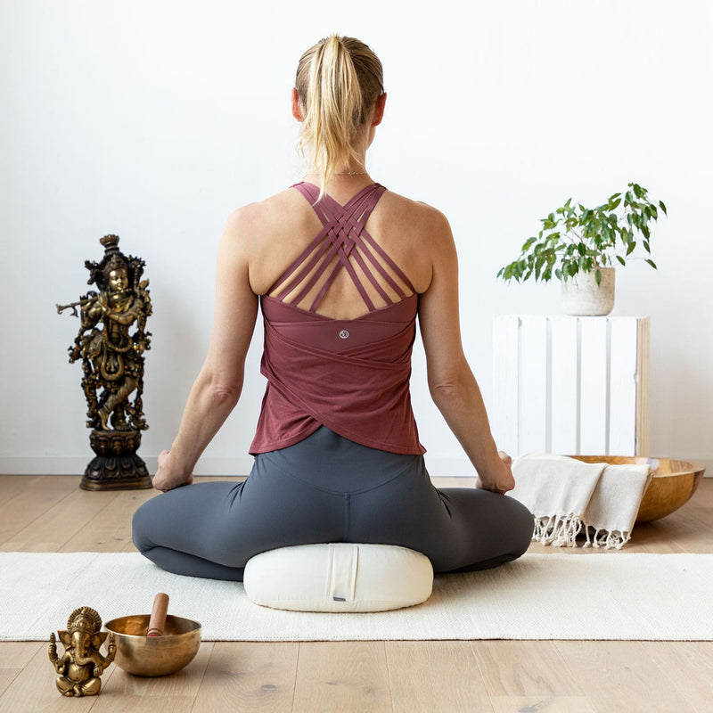 Cuscino da meditazione e yoga LUNA CRESCENTE – Wellness Bazaar