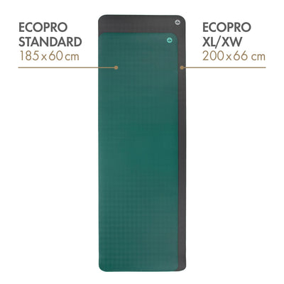 Materassino yoga Ecopro-Diamond  6mm gomma naturale  misure