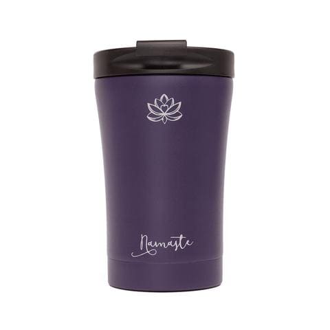 Tazza termica 280ml due versioni scritta Namastè bodhi