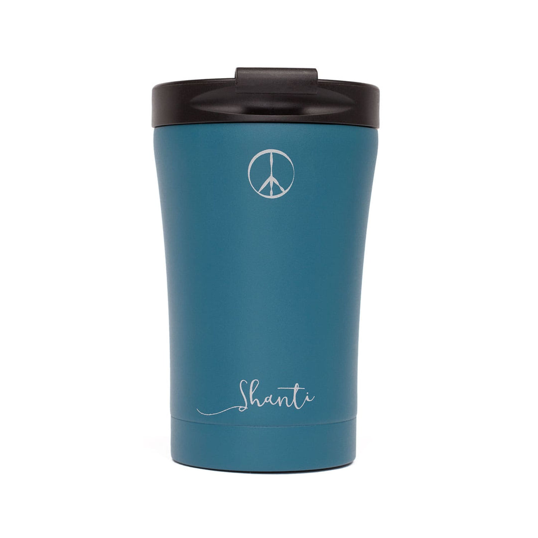 Tazza termica 280ml due versioni scritta Shanti bodhi