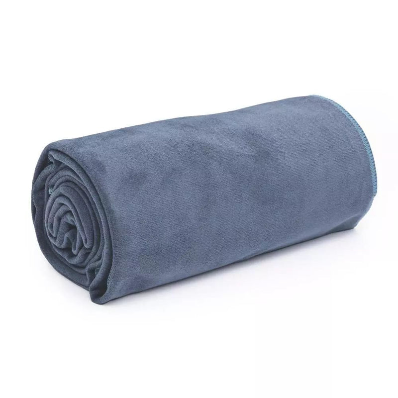asciugamano yoga towel blu avio
