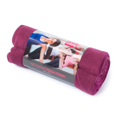 No sweat yoga towel microfibra melanzana  Large
