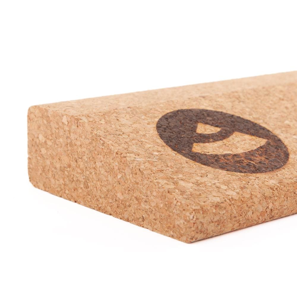 angolatura a wedge di supporto yoga sughero lungo