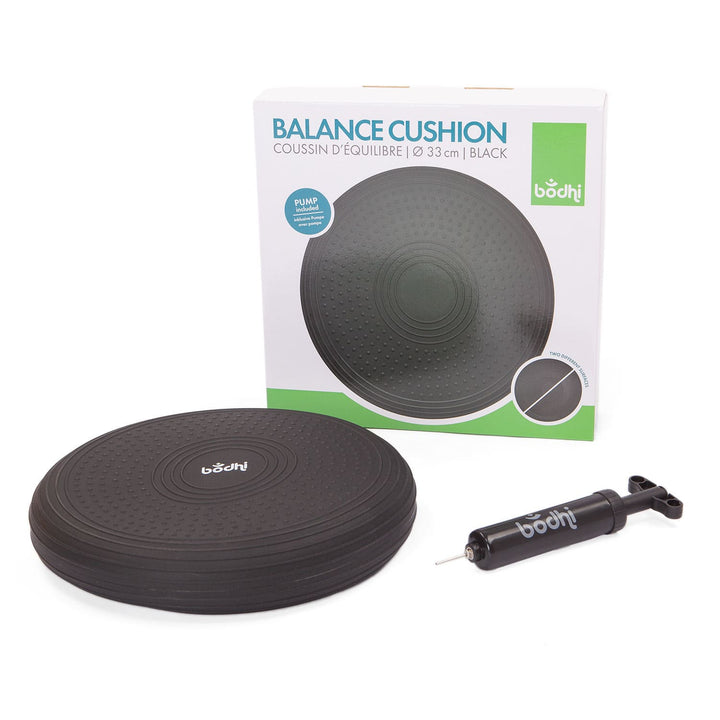 Cuscino d'equilibrio propriocettivo 'Balance' nero bodhi