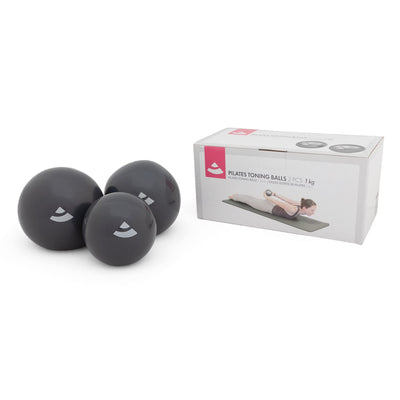 Pilates 'toning balls' palle 3 grandezze e scatola confezione