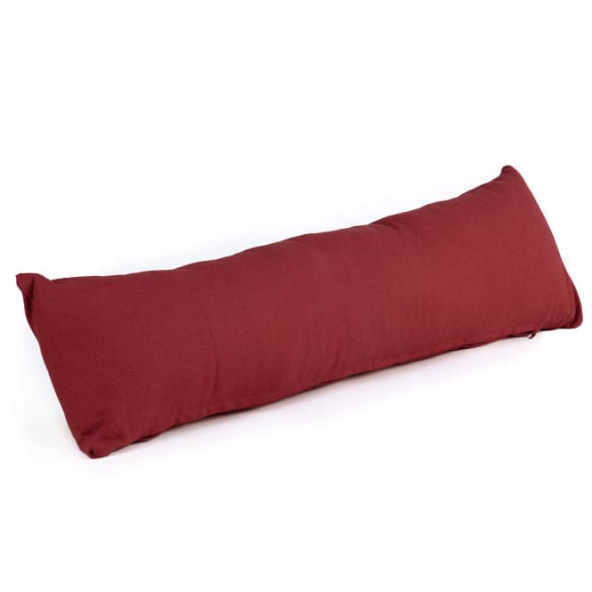 Cuscino bolster yoga 'Pranayama' per ampliare respirazione color  rubino