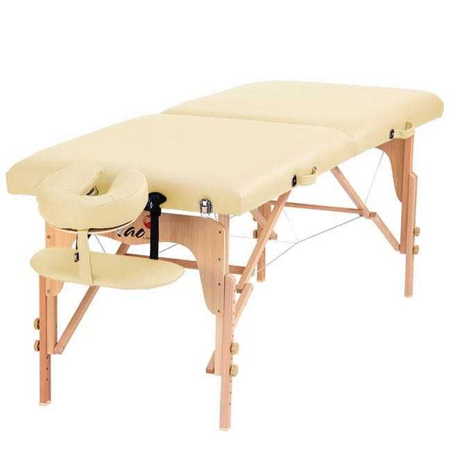 Lettino massaggio pieghevole relax colore beige