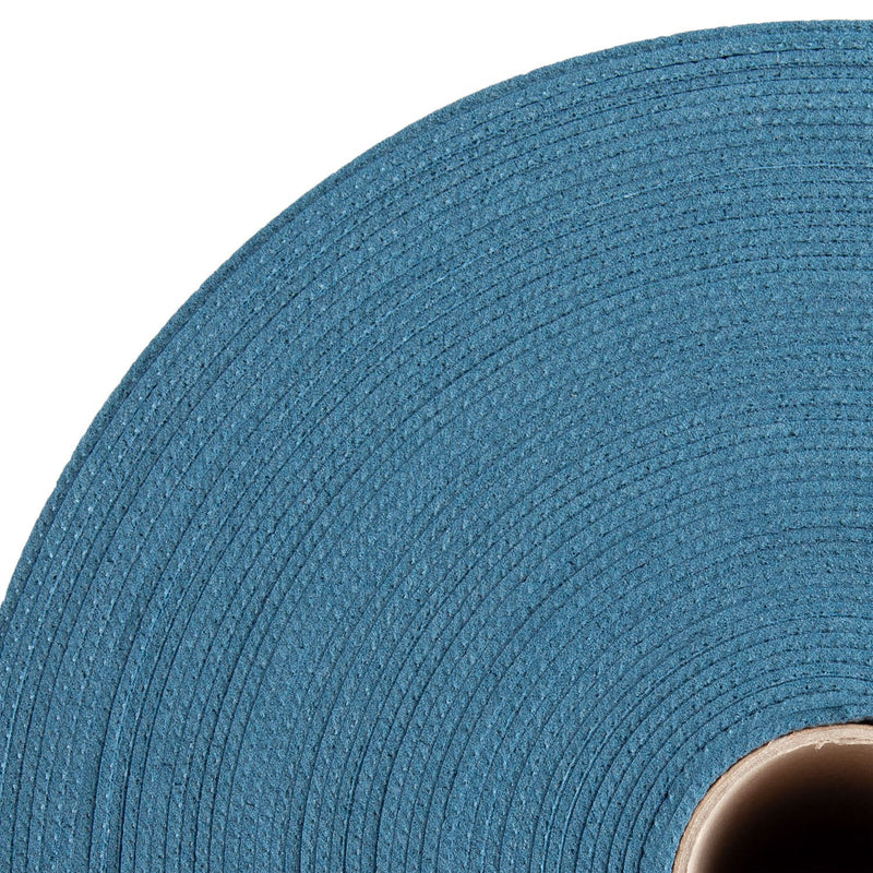 Rotolo tappetino yoga Rishikesh da viaggio leggero blu dettaglio