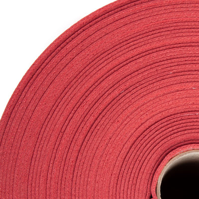 Rotolo tappetino yoga Rishikesh da viaggio leggero in due colore rubino dettaglio