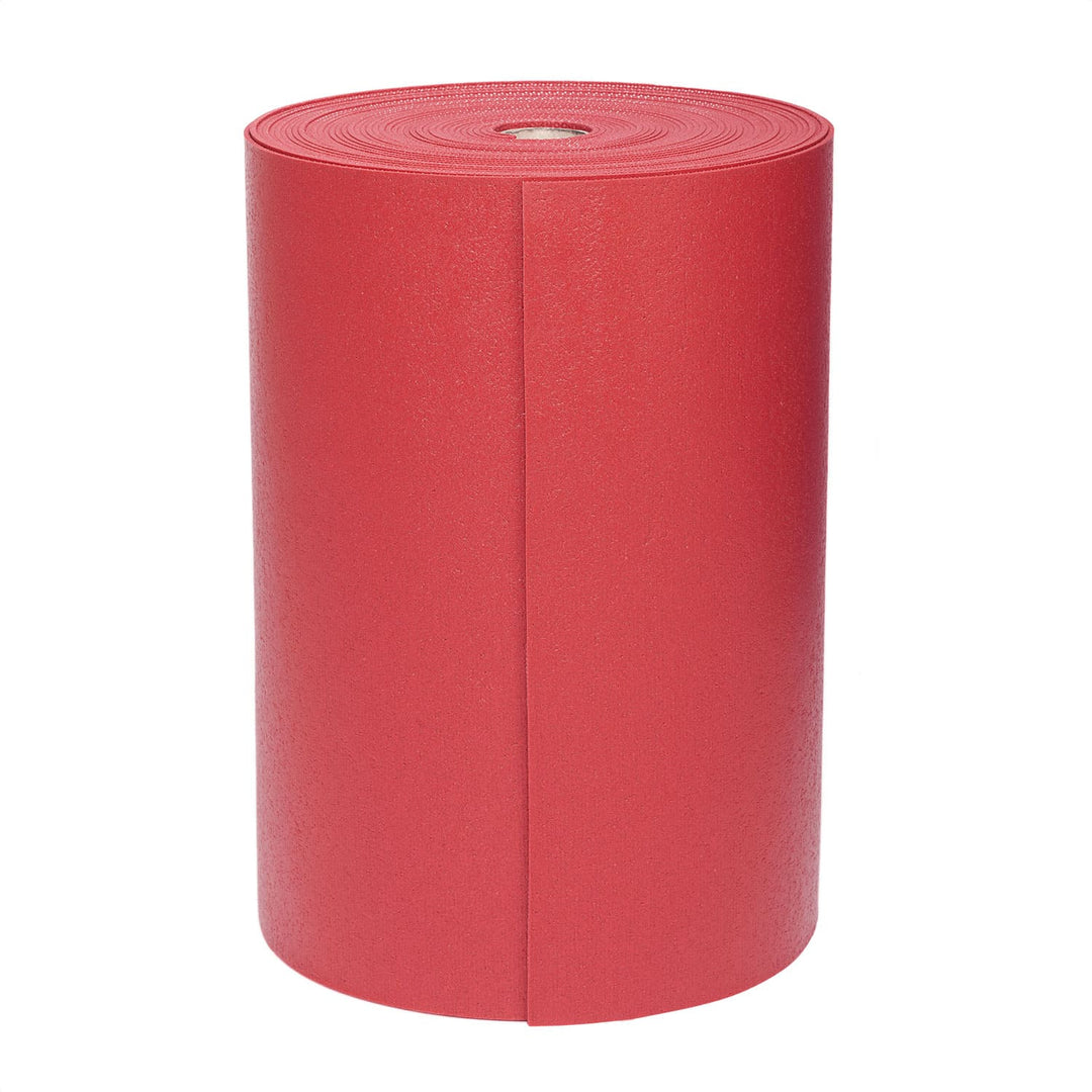 Rotolo tappetino yoga Rishikesh travel leggero in colore rubino intero