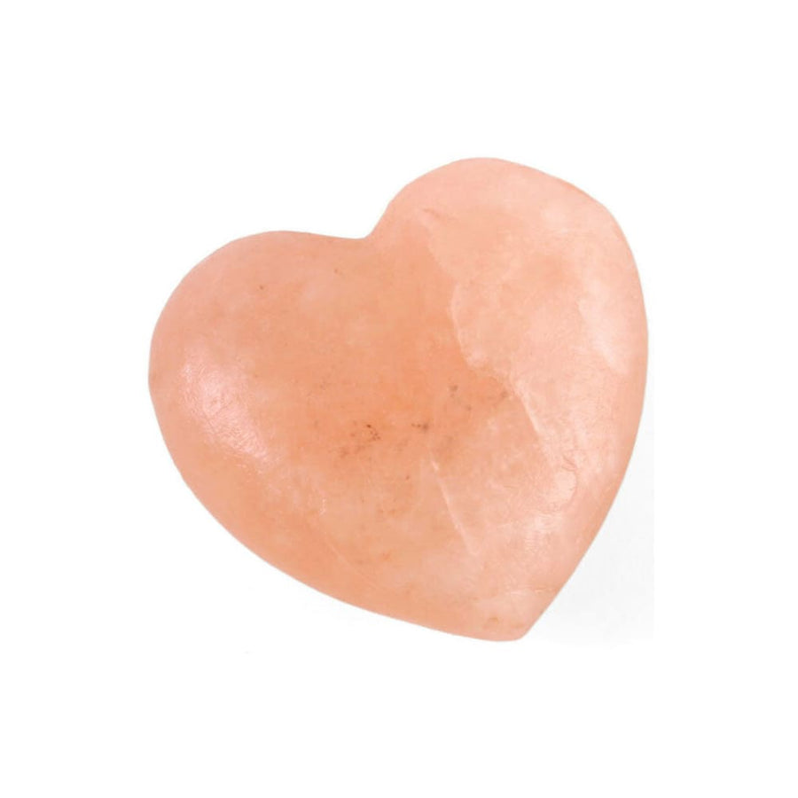 sapone in sale rosa dell'Himalaya a cuore