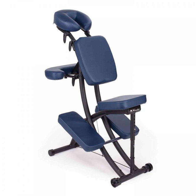 Sedia da massaggio in mobilità Oakworks pro color  blu zaffiro