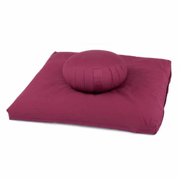 set meditazione color melanzana