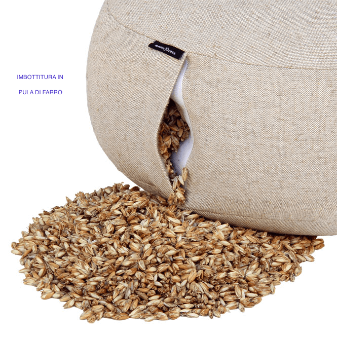pula farro imbottitura cuscino meditazione
